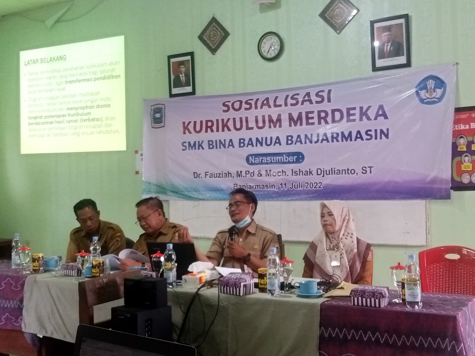 Sosialisasi Kurikulum Merdeka Di SMK Bina Banua Banjarmasin