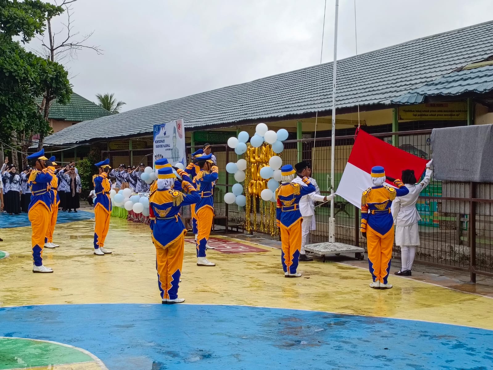 Peringatan Hari Guru Ke 78 Di SMK Bina Banua Banjarmasin