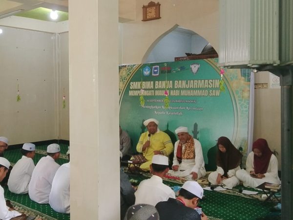 Peringatan Maulid Nabi Muhammad SAW 1447 H. Di SMK Bina Banua Banjarmasin